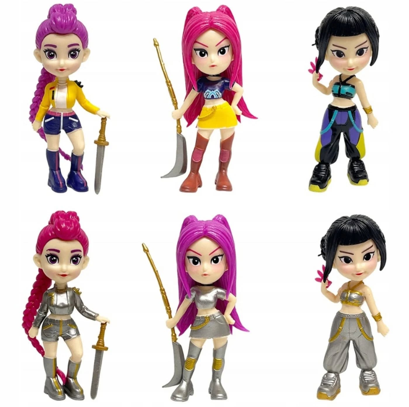 Festivalartikel K-Pop Demon Hunters Blindbox Figur Rumi Zoey 10 cm - Bild 3