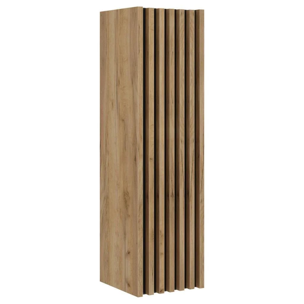 Mid.you Midischrank Schwarz Eiche Gold Holzwerkstoff 3 Fächer Hängend