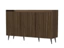 Compleo Sideboard Kommode 3 Türen Modern Design Nussbaum Bild 2