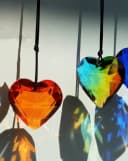 XDeer Fensterdekoration 2/5 Stück Kristall Sonnenfänger Bunt Regenbogen Bild 2