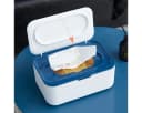 XDeer Papiertuchbox Grau mit Deckel - Wasserdichte Feuchttücherbox Bild 1