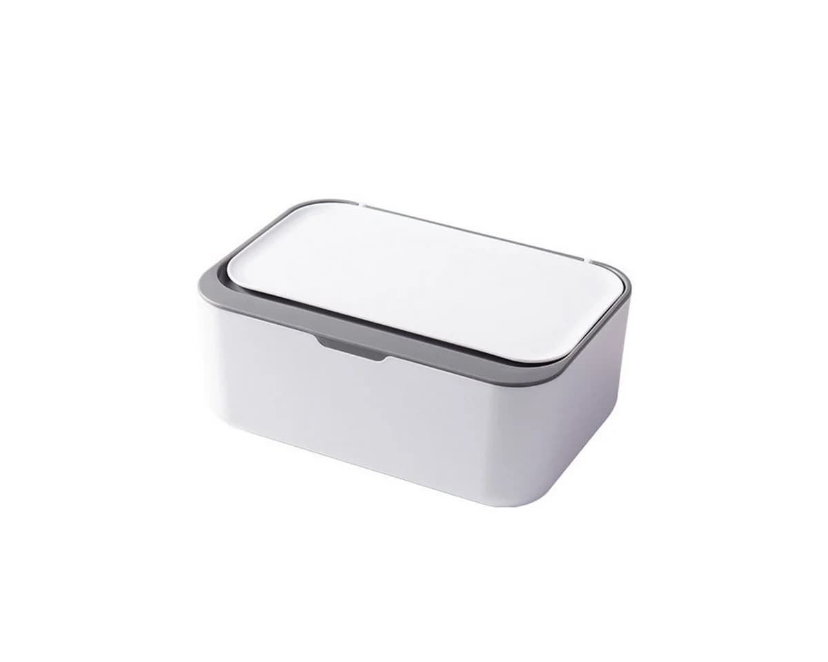 XDeer Papiertuchbox Grau mit Deckel - Wasserdichte Feuchttücherbox - Bild 2