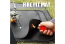 PRIISF Bodenschutzmatte Schwarz Feuerfest Rutschfest Bild 4
