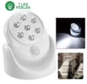 PRIISF LED Außen-Wandleuchte mit Bewegungsmelder Weiß 360° Drehbar Bild 2