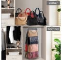 PRIISF Hängeregal Aufbewahrungsbox mit 6 oder 8 Taschen Grau/Schwarz Bild 4