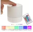 PRIISF LED Tischleuchte LED Nachtlicht Akku Nachttischlampe Kabellos USB Wiederaufladbar Nachtlampe 7 Farbmodi Bild 3