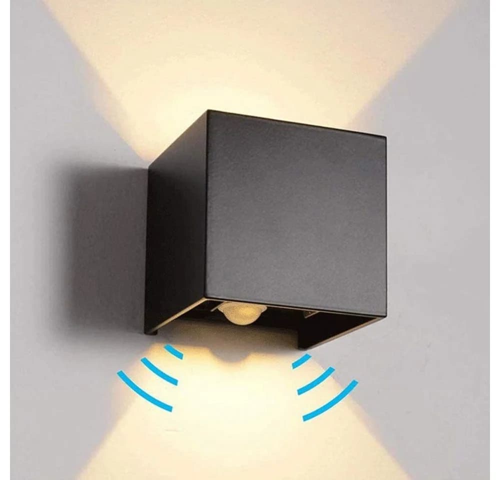 PRIISF Außen-Wandleuchte Cube Würfel LED mit Bewegungsmelder IP65 - Bild 3