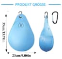 PRIISF Poolabdeckung Gewichte Wassersack 12er Set Hellblau PVC Bild 1