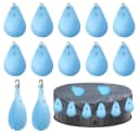 PRIISF Poolabdeckung Gewichte Wassersack 12er Set Hellblau PVC Bild 2