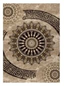 Vimoda Orientteppich Braun Medaillon Design 11mm Florhöhe Bild 2