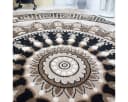 Vimoda Orientteppich Braun Medaillon Design 11mm Florhöhe Bild 3