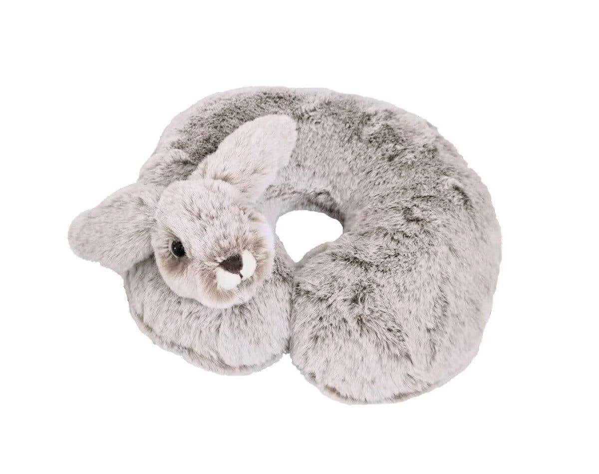 inware Nackenkissen Hase Grau Kuscheltier