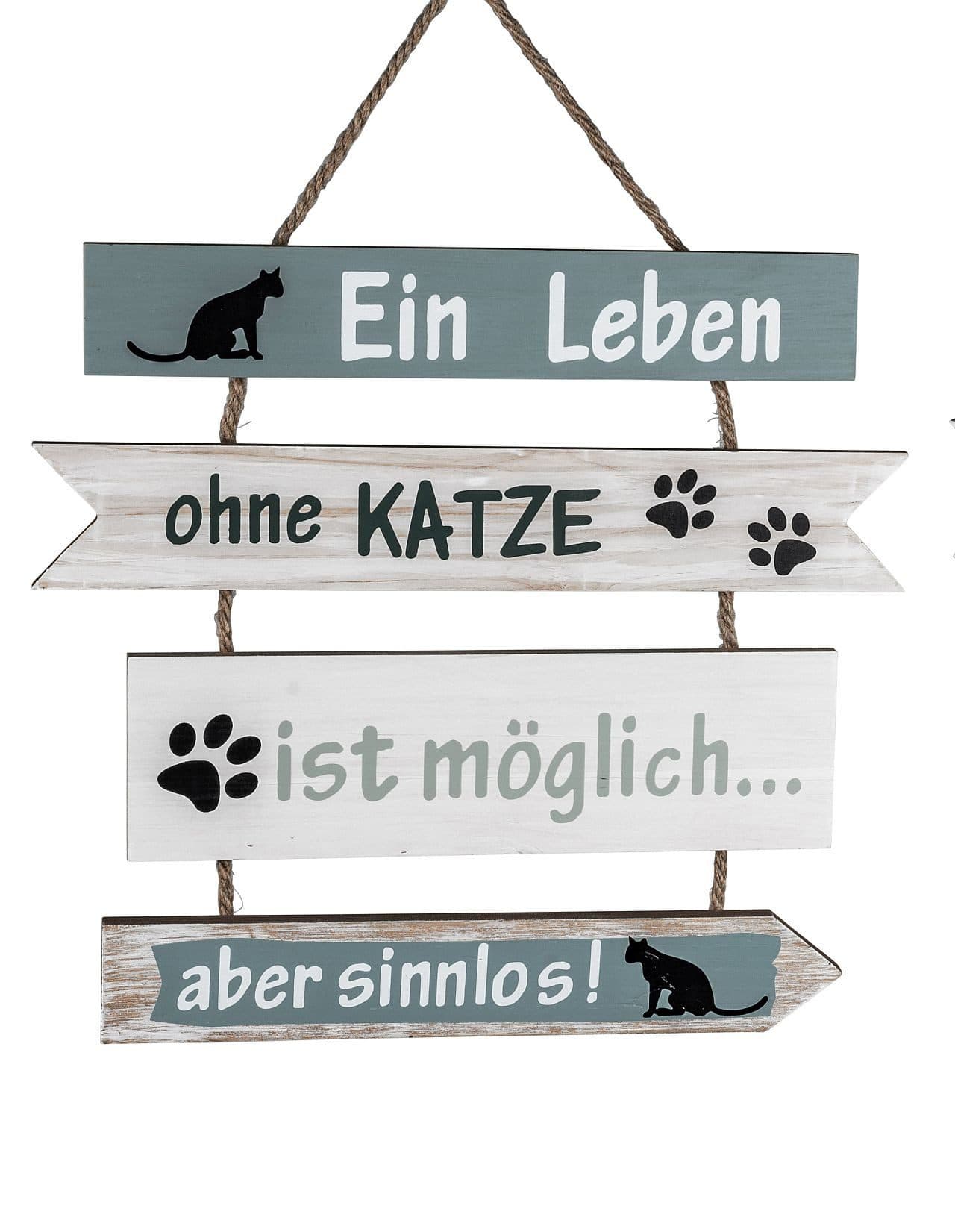 Small-Preis Dekohänger Gartenschild mit Grillregeln Bunt Juteseil