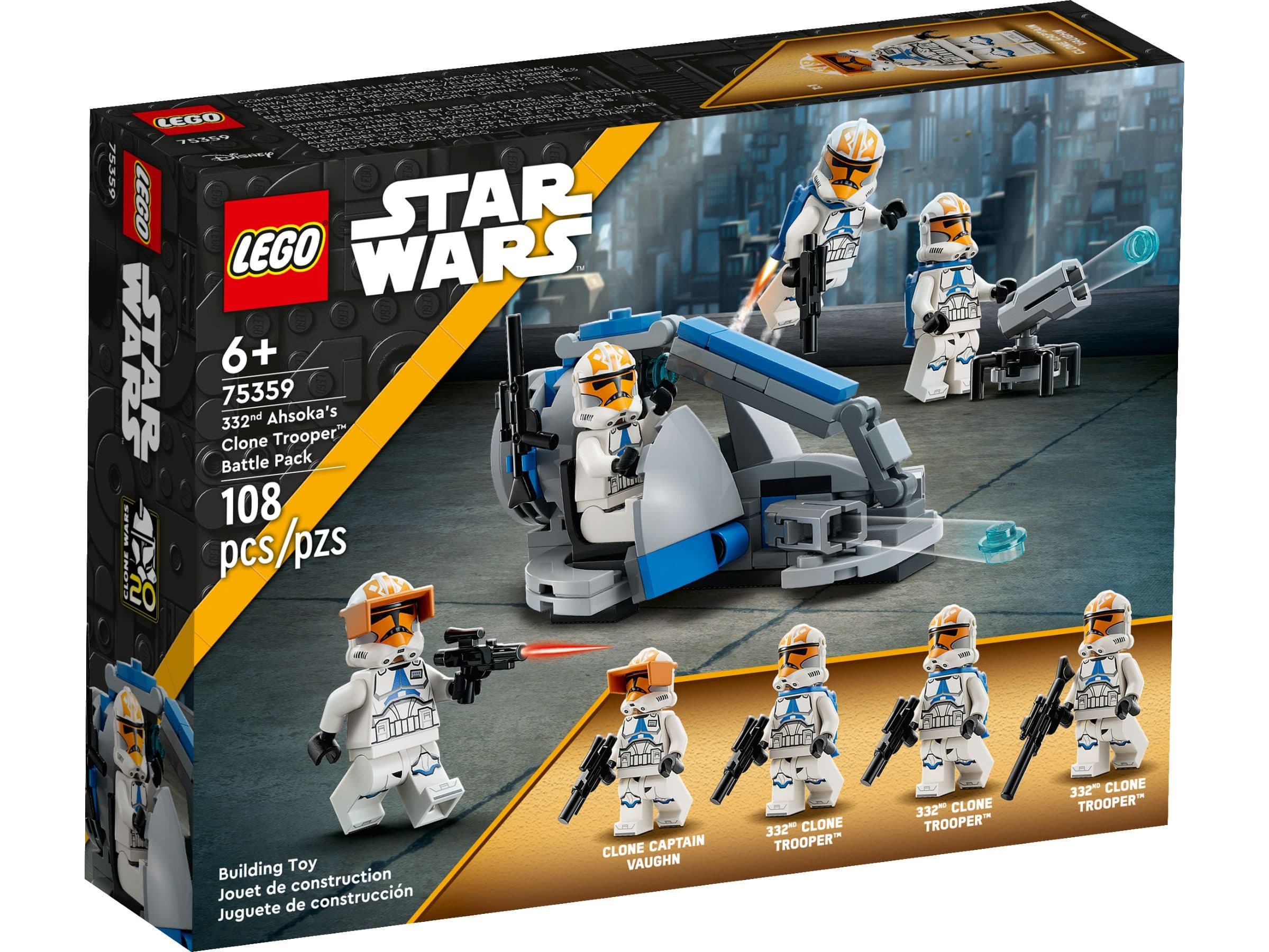 LEGO® Star Wars 75359 Ahsokas Clone Trooper™ der 332. Battle Pack Konstruktionsspielsteine