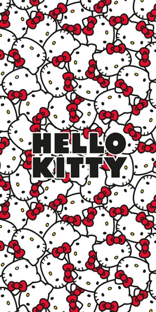 Hello Kitty Badetuch 70x140 cm Baumwolle