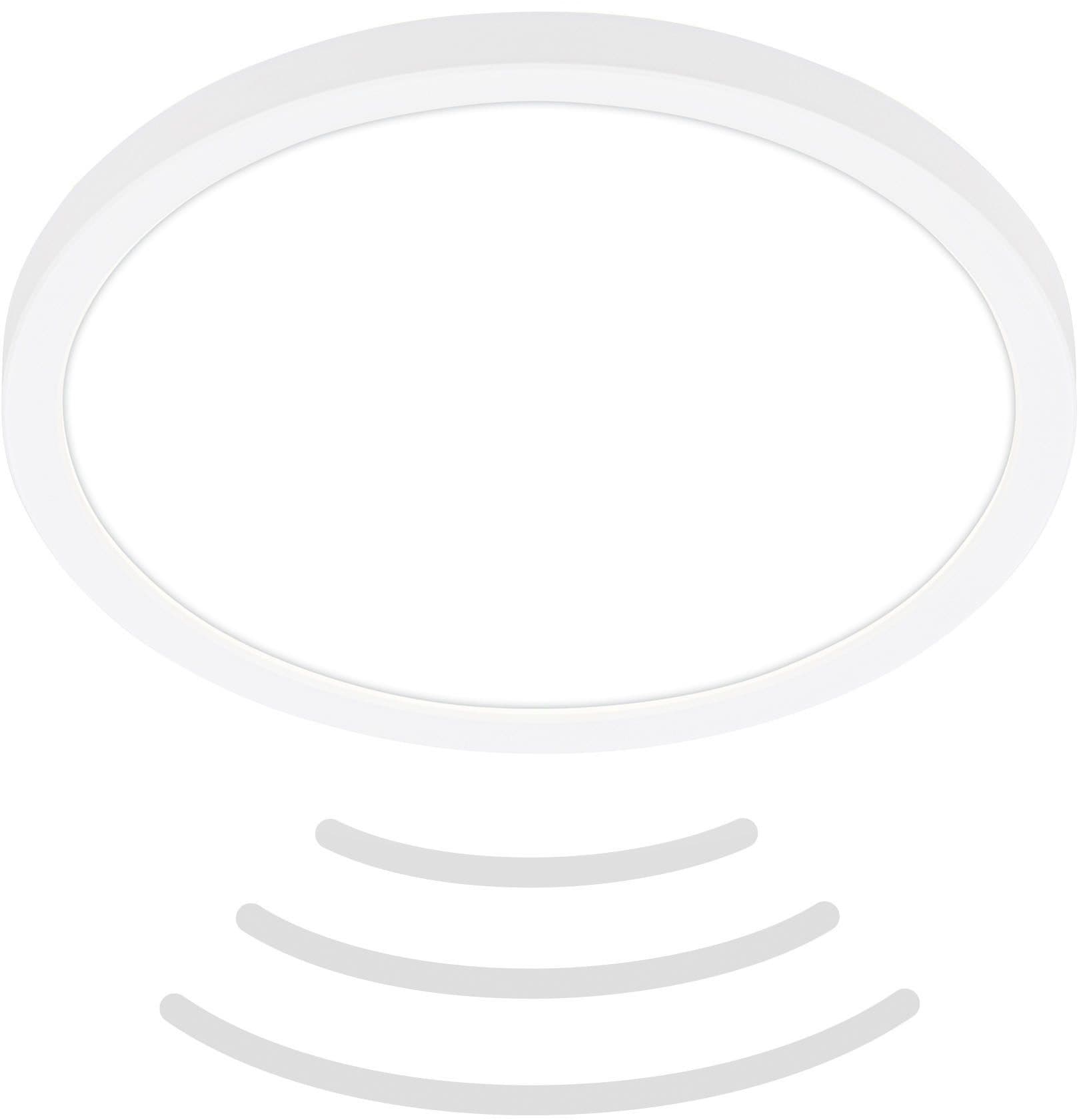 Briloner Leuchten MOVE LED Deckenleuchte Weiß Bewegungsmelder IP44