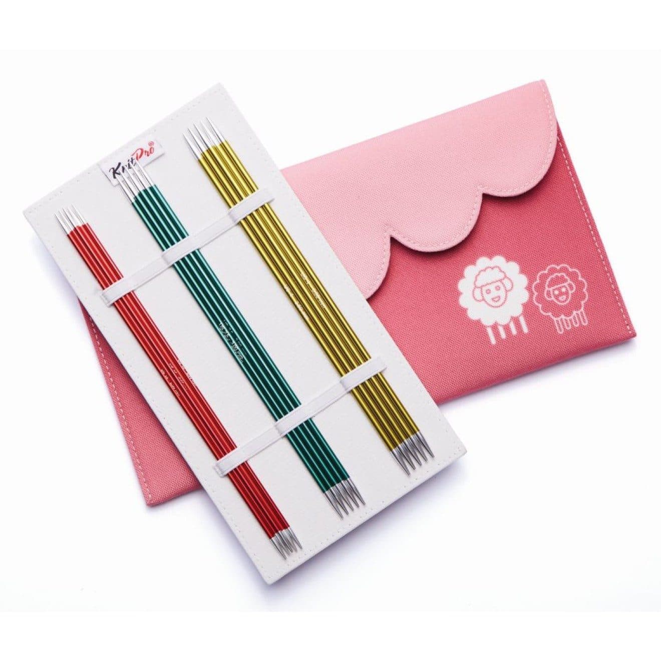 KnitPro Rundstricknadeln Nadelset Nadelspiel ZING Alu 20 cm