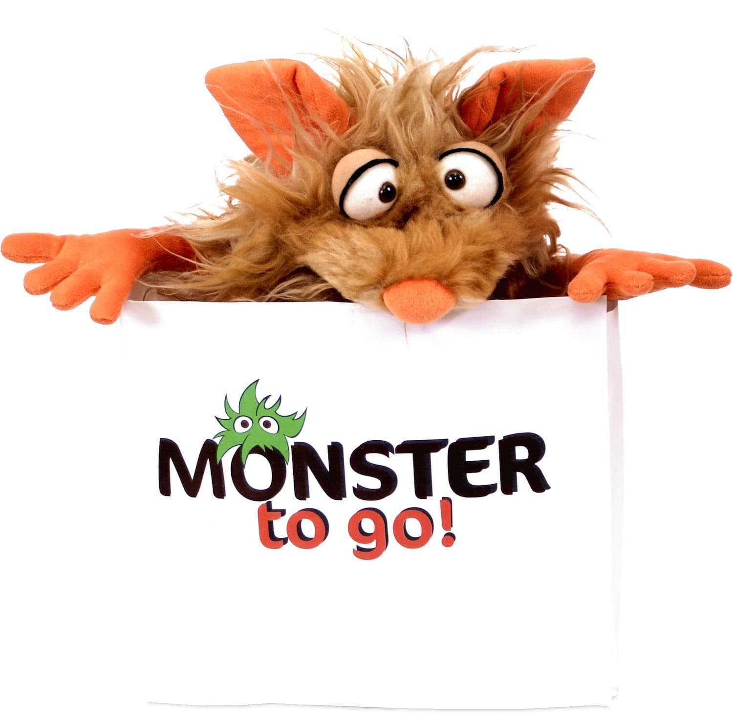 Living Puppets Handpuppe Monster to go Flausi (Hamster) Braun