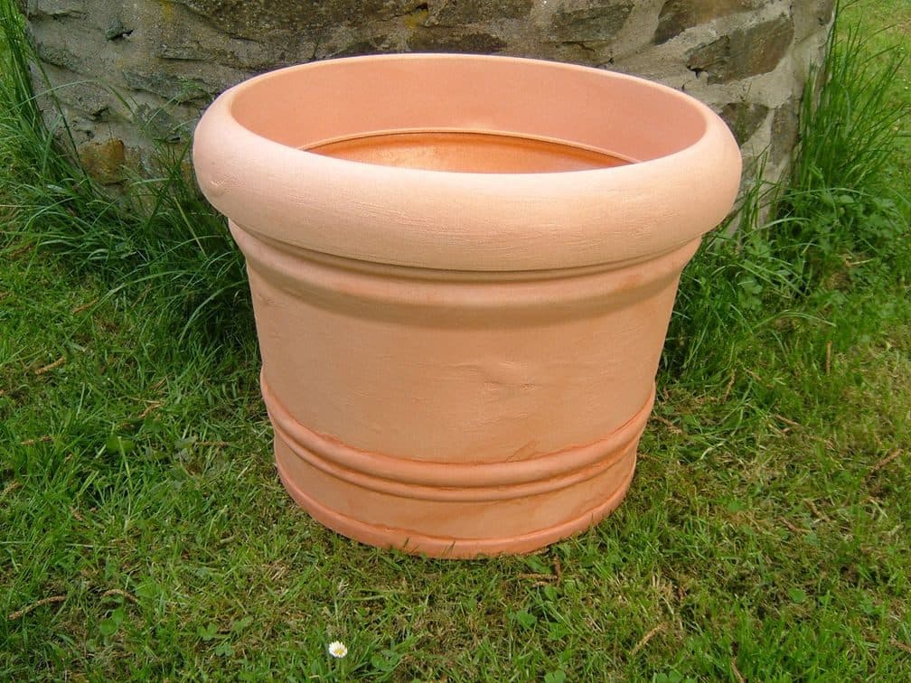 MS-Steinzeug Pflanzkübel Turin Kunststoff Frostsicher UV-beständig
