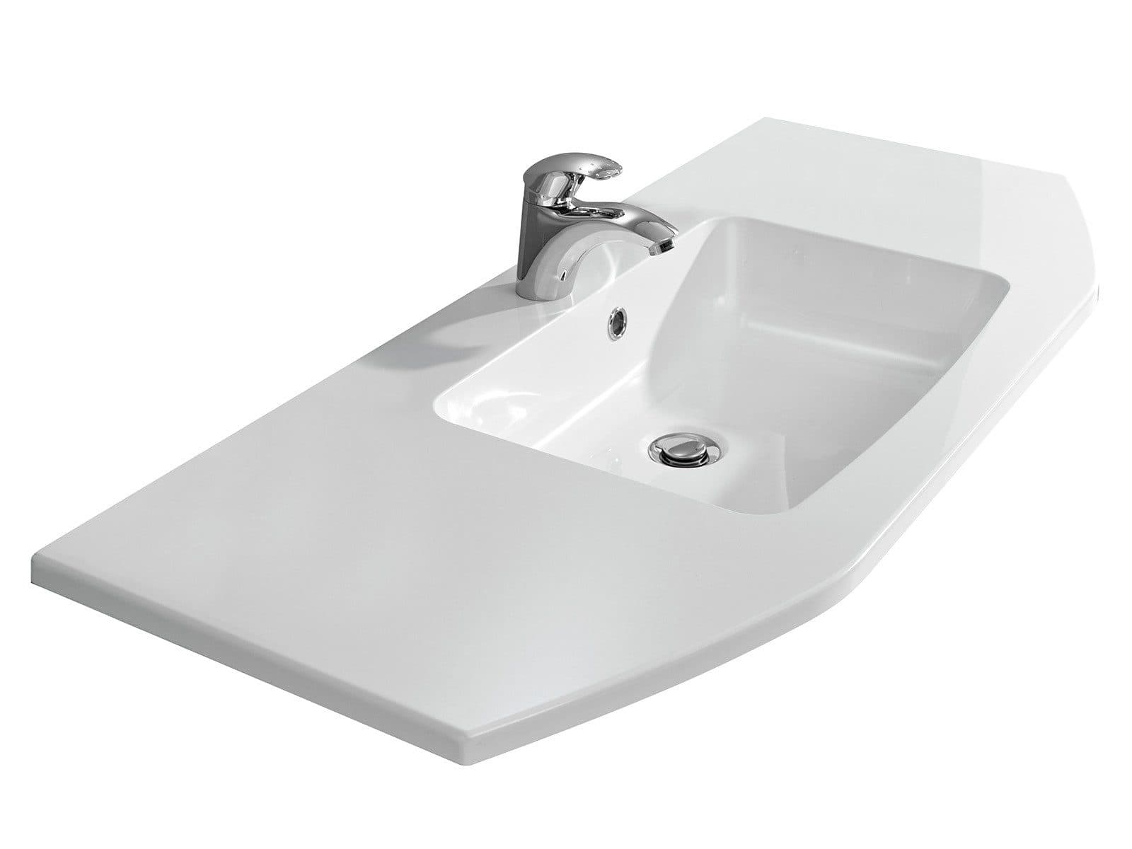 PELIPAL Waschbecken Weiß 112 x 2 x 48 cm