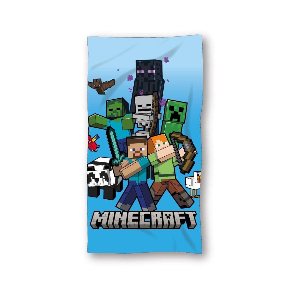 Minecraft Epic Battle Badetuch 70x140cm 100% Polyester