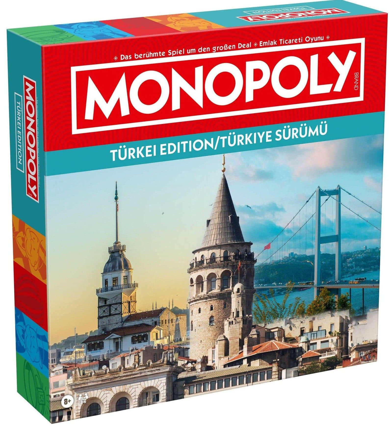 Winning Moves Monopoly Türkei Brettspiel zweisprachig