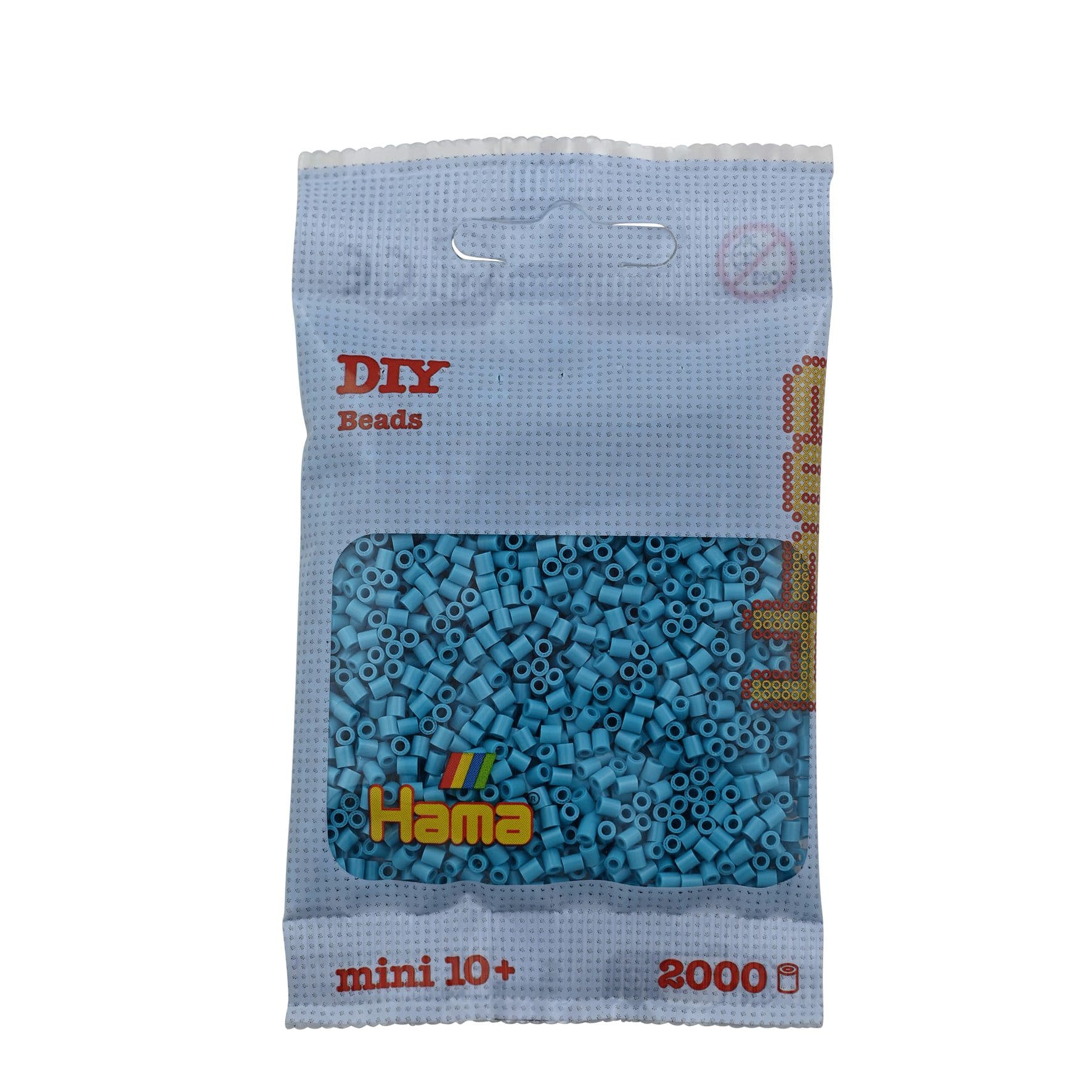 Hama Mini Bügelperlen 2000er Packung Azurblau