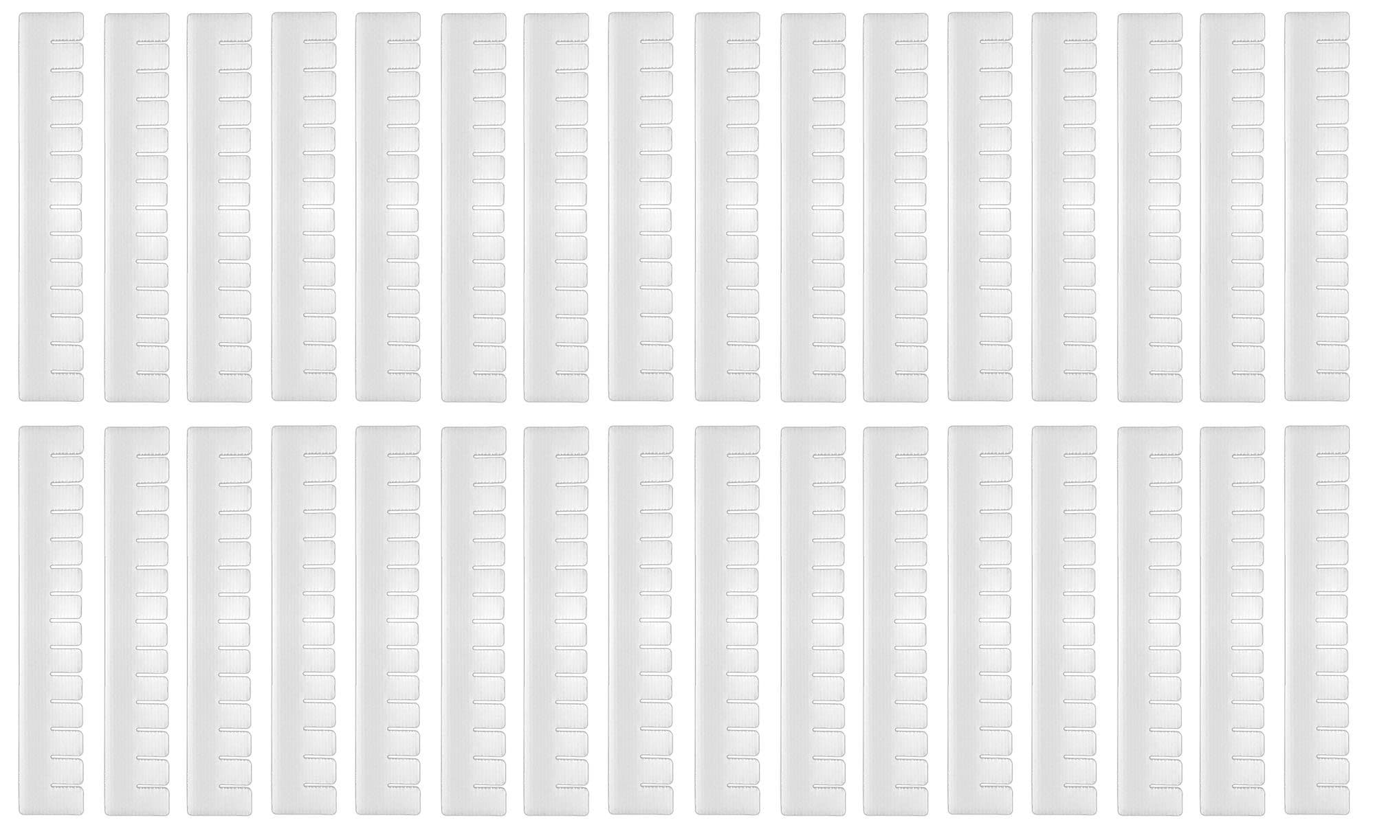 HAC24 Schubladeneinsatz 32 St. Weiß Zuschneidbar