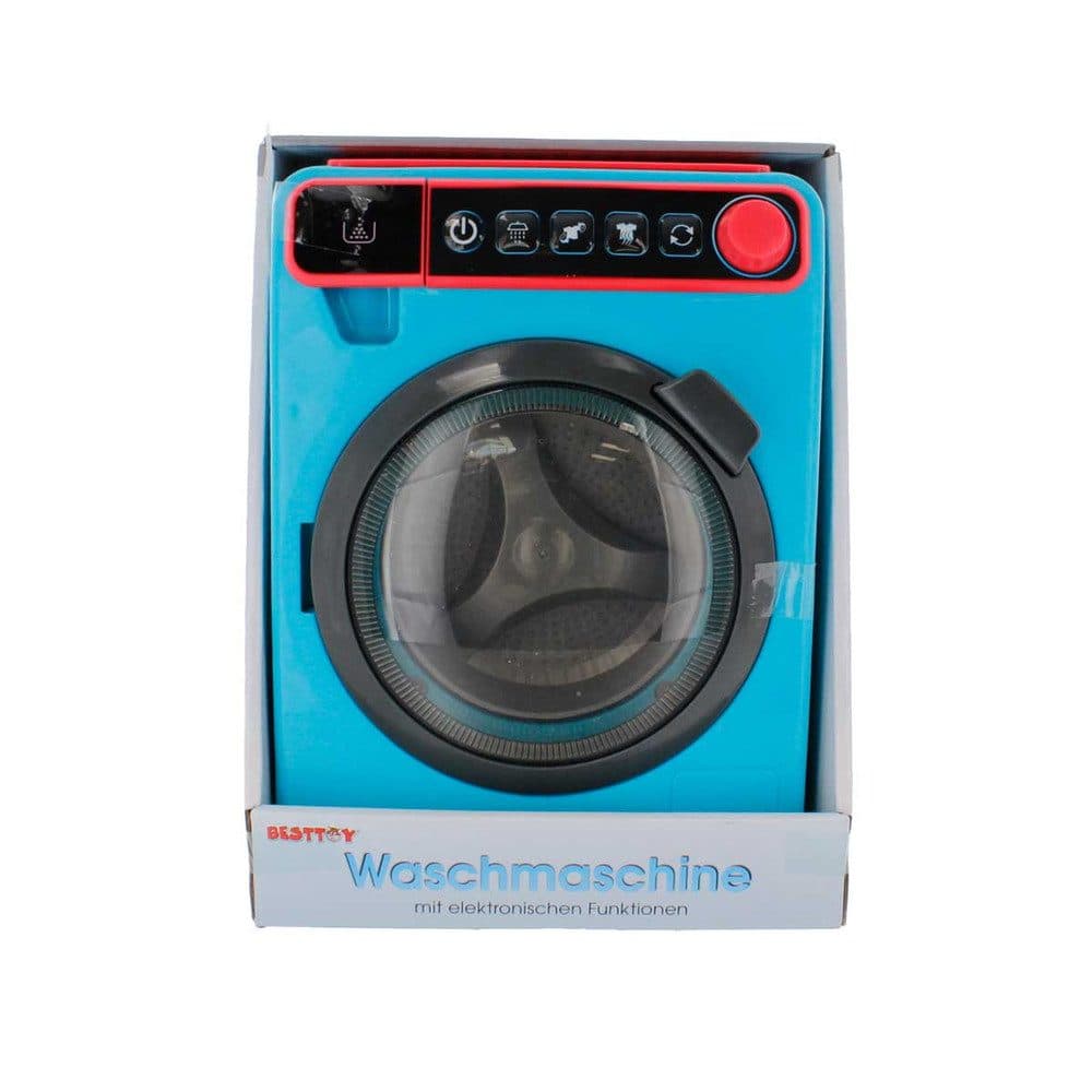 Besttoy Kinder-Haushaltsset Waschmaschine Rot/Schwarz Kunststoff