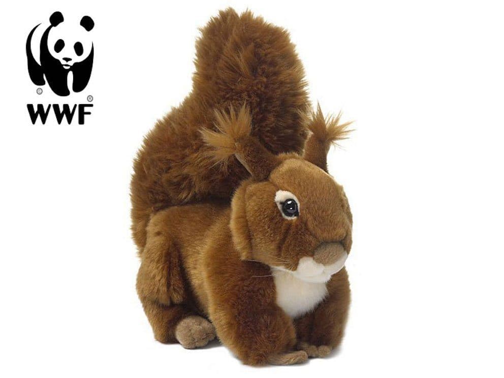 WWF Plüschtier Eichhörnchen Beige/Braun Kuscheltier