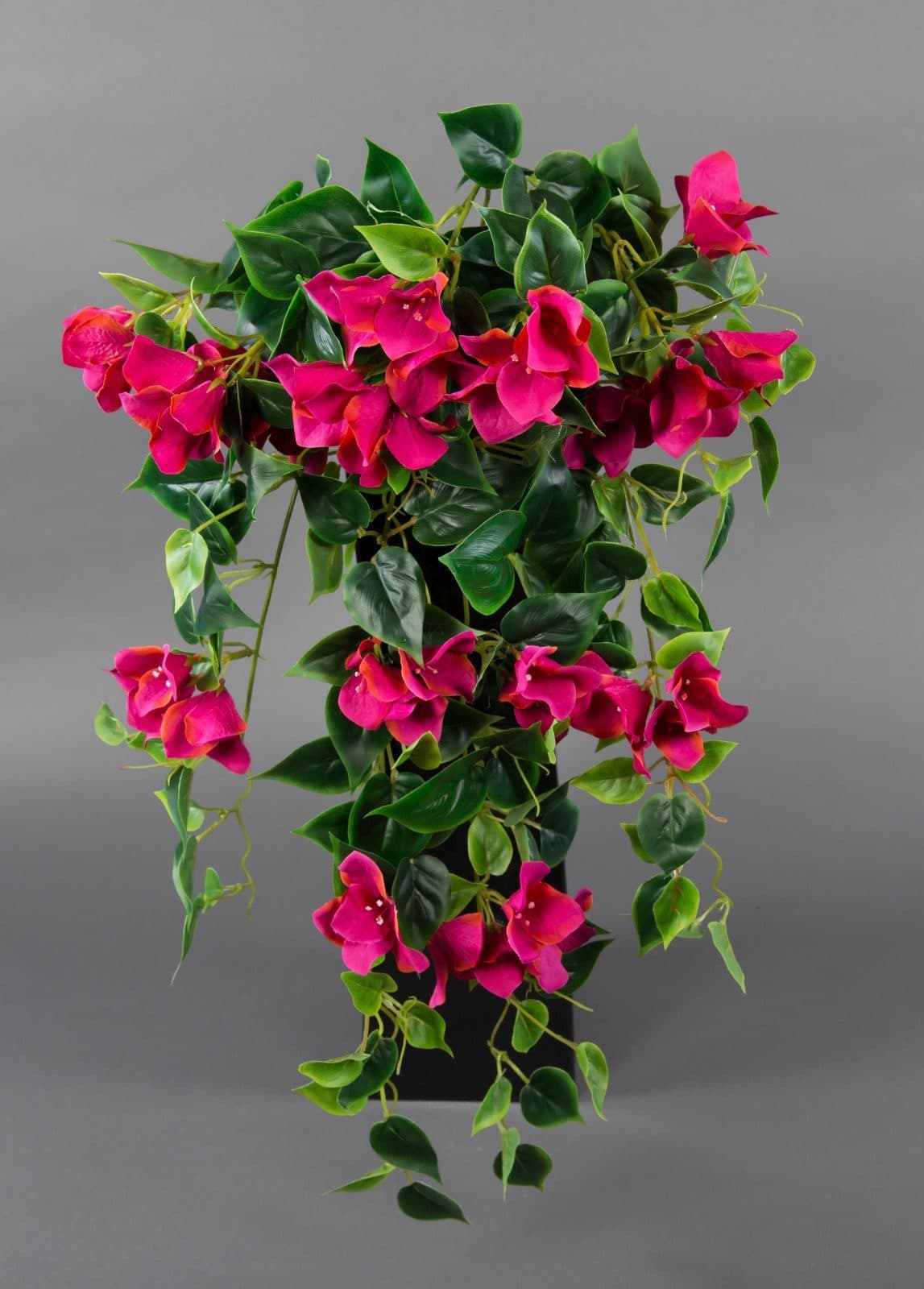 Kunstranke Bougainvillea 65cm Fuchsia-Pink Seidenblumen Roß