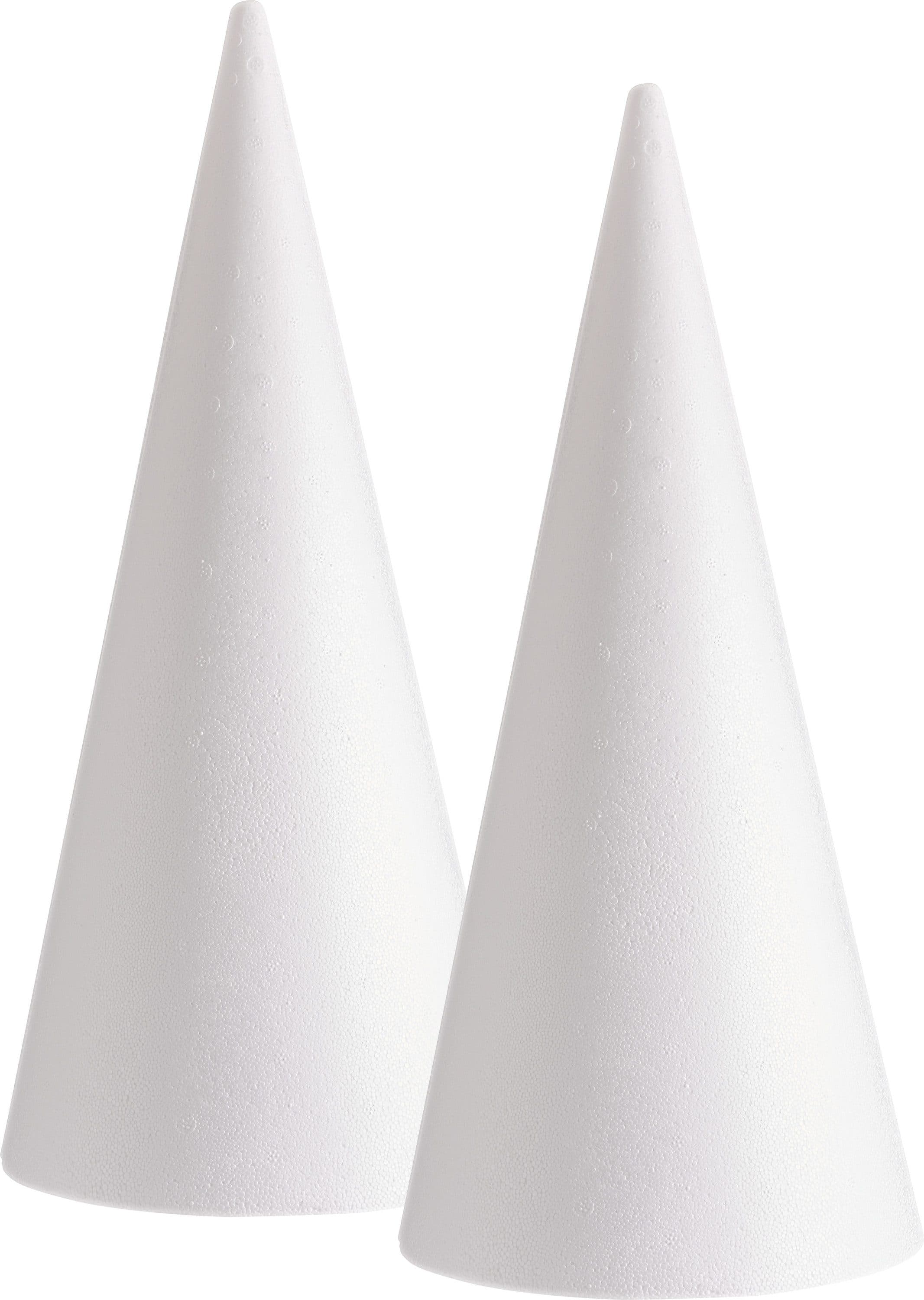 VBS Styropor-Figur Kegel 40 x 18 cm, 2 Stück