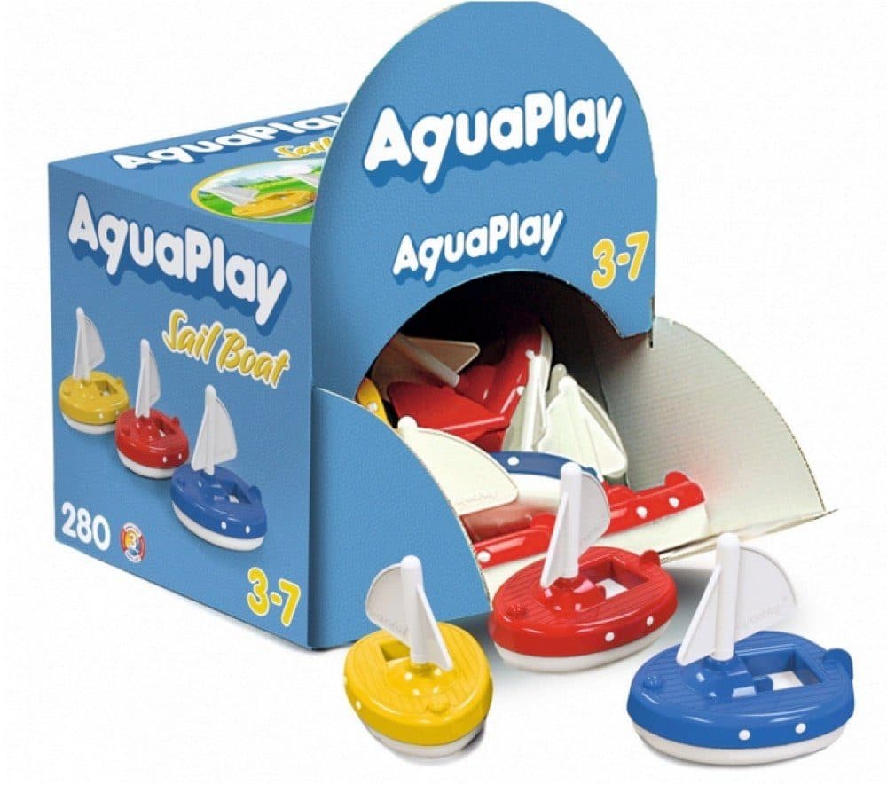Aquaplay Segelboot Wasserbahn Outdoor Spielzeug