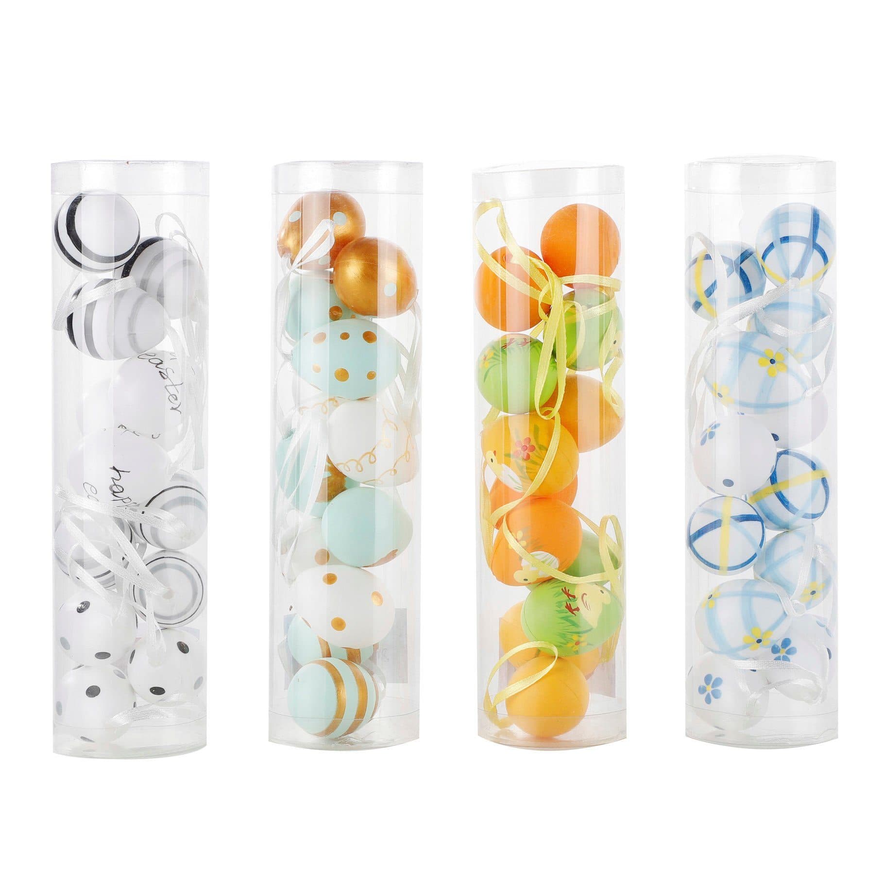 Haushalt International Osterei ca. 4 cm weißes Deko-Band