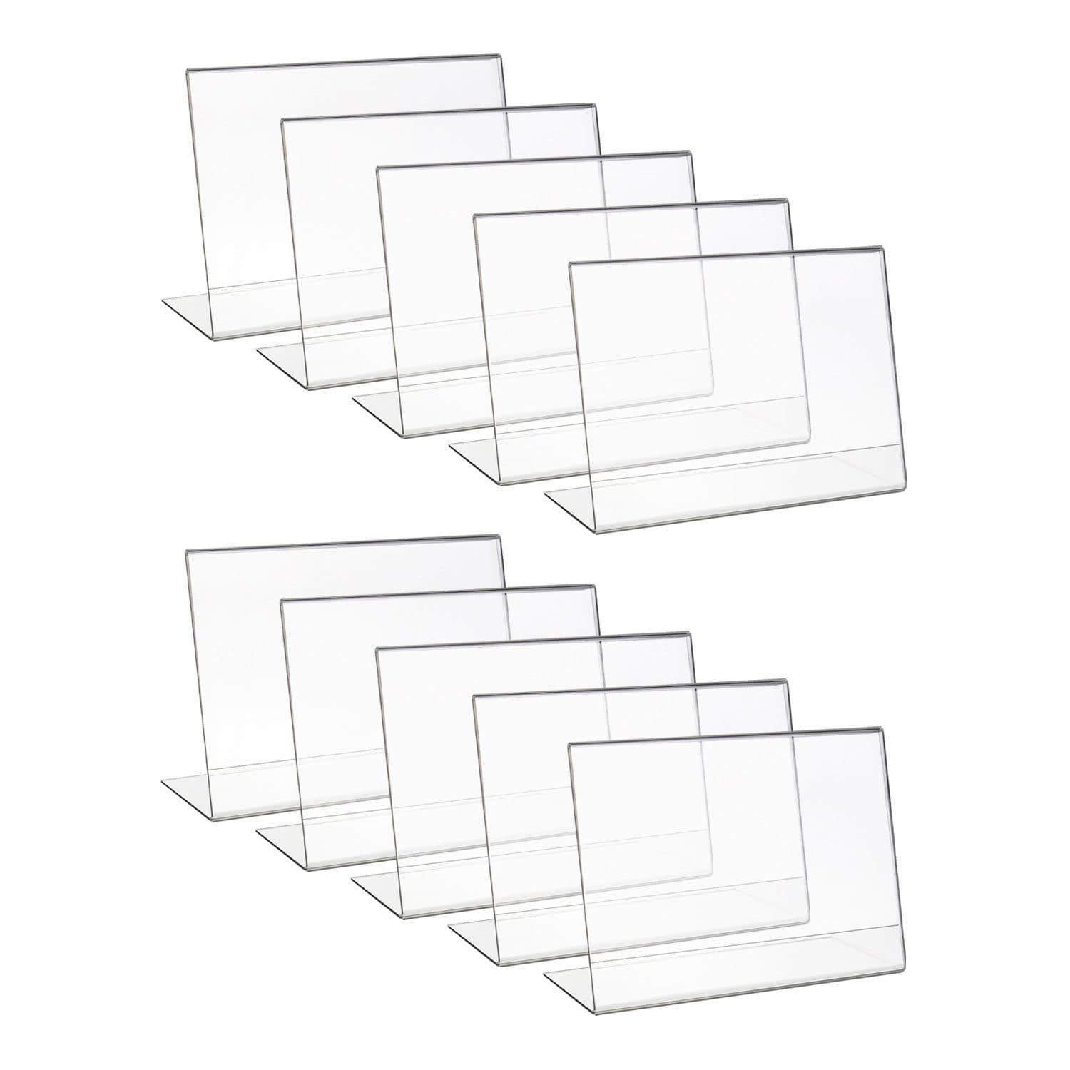 HMF Acryl Tischaufsteller 4693 Glasklar DIN A4 Querformat