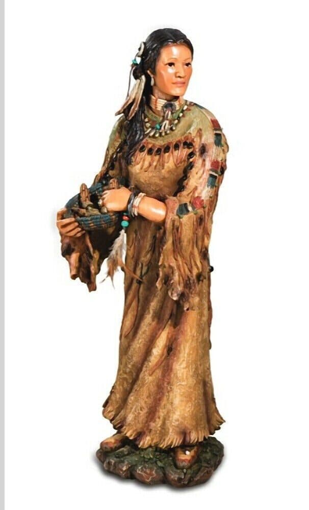 Westernlifestyle Sammelfigur Sammlerin mit Korb