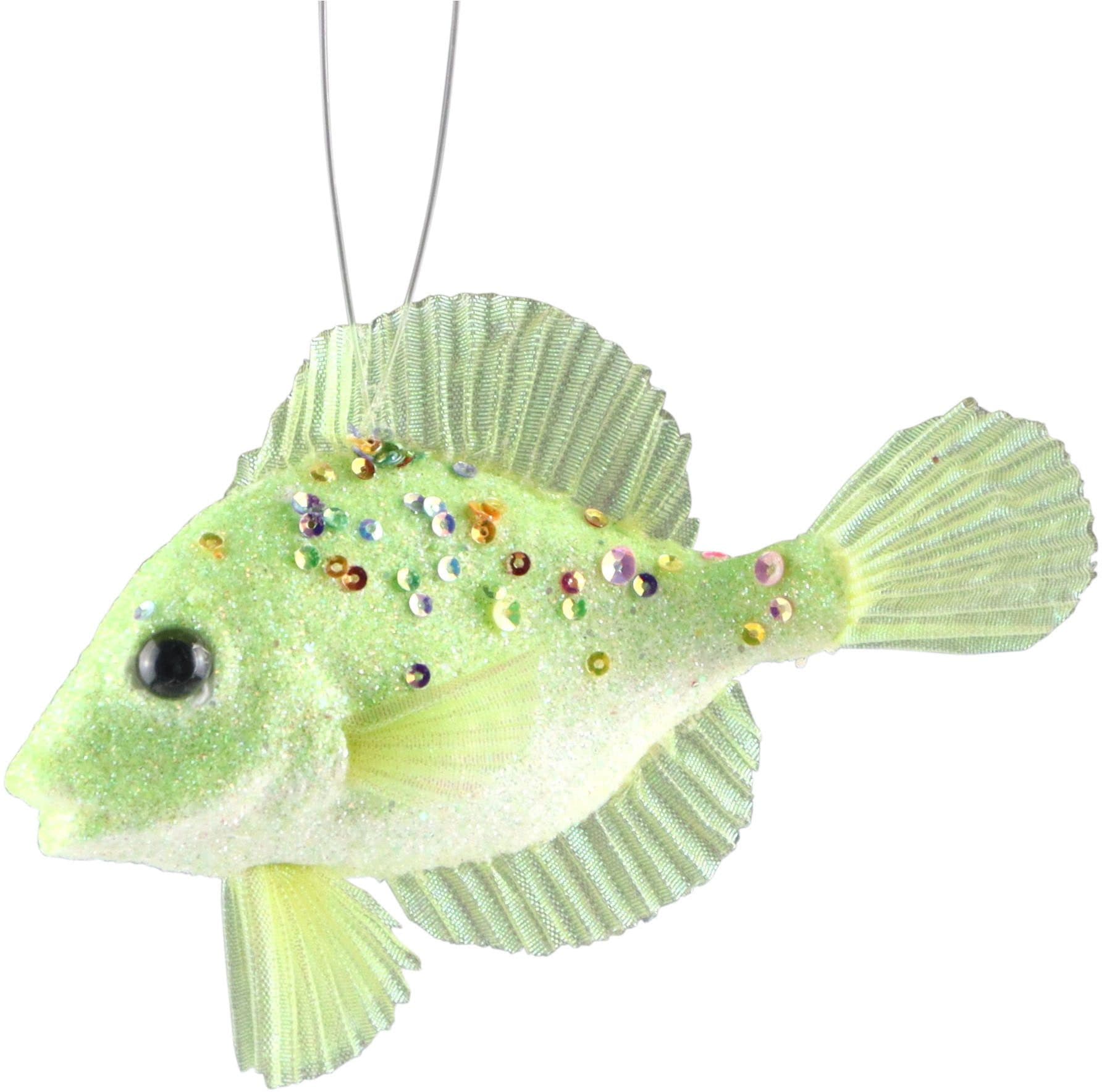 AM Design Dekofigur Styropor-Fisch Grün Handgefertigt