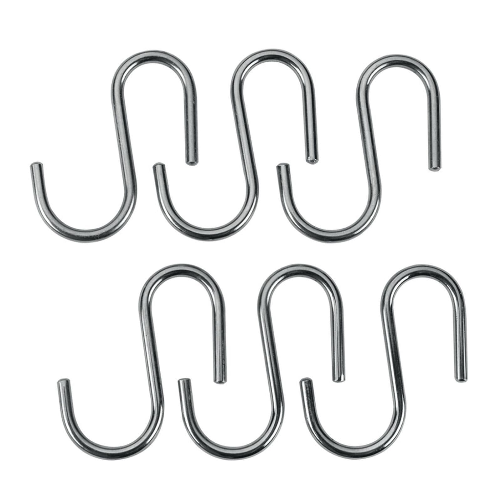 Gravidus S-Haken 6er Set Metall Silber