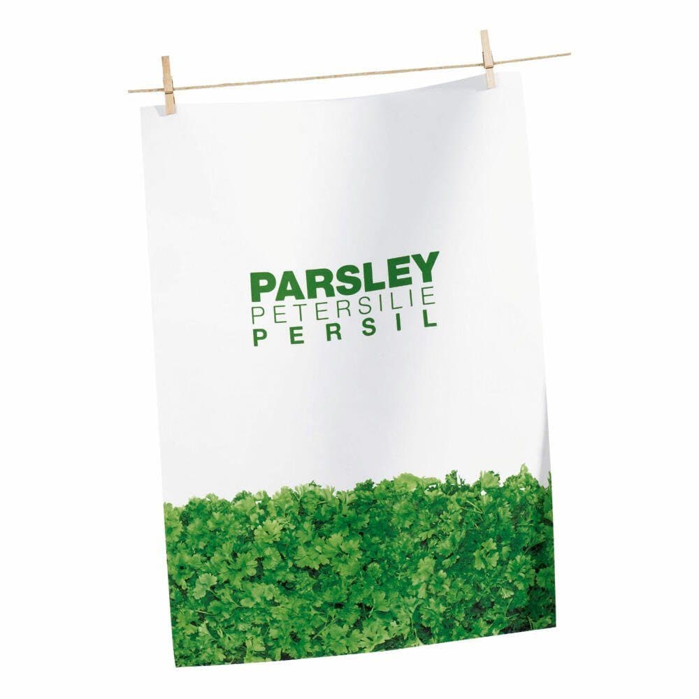 ASA SELECTION Geschirrtuch Petersilie - Modernes Design in Weiß/Grün