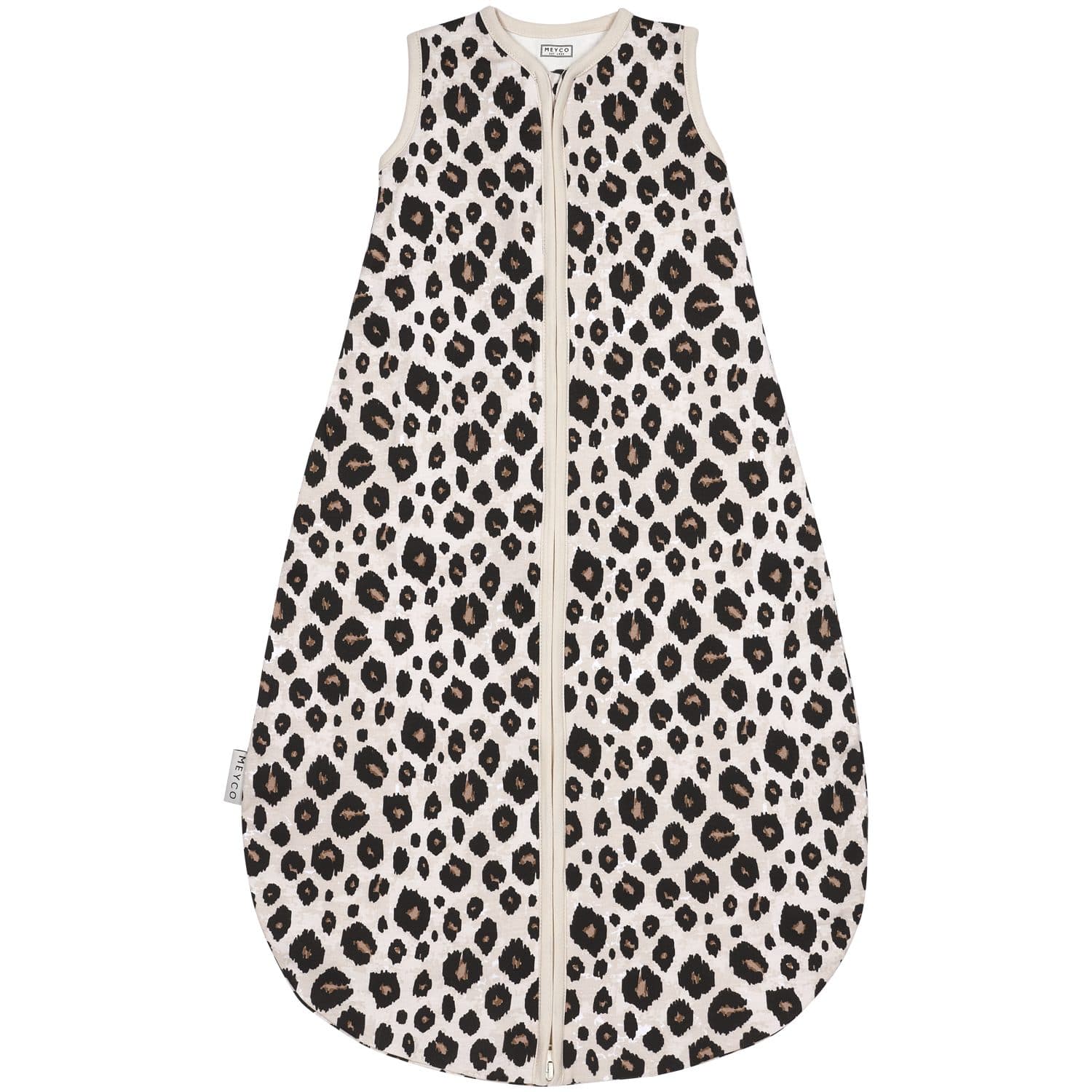 Meyco Baby Babyschlafsack Leopard Sand Melange 100% Baumwolle