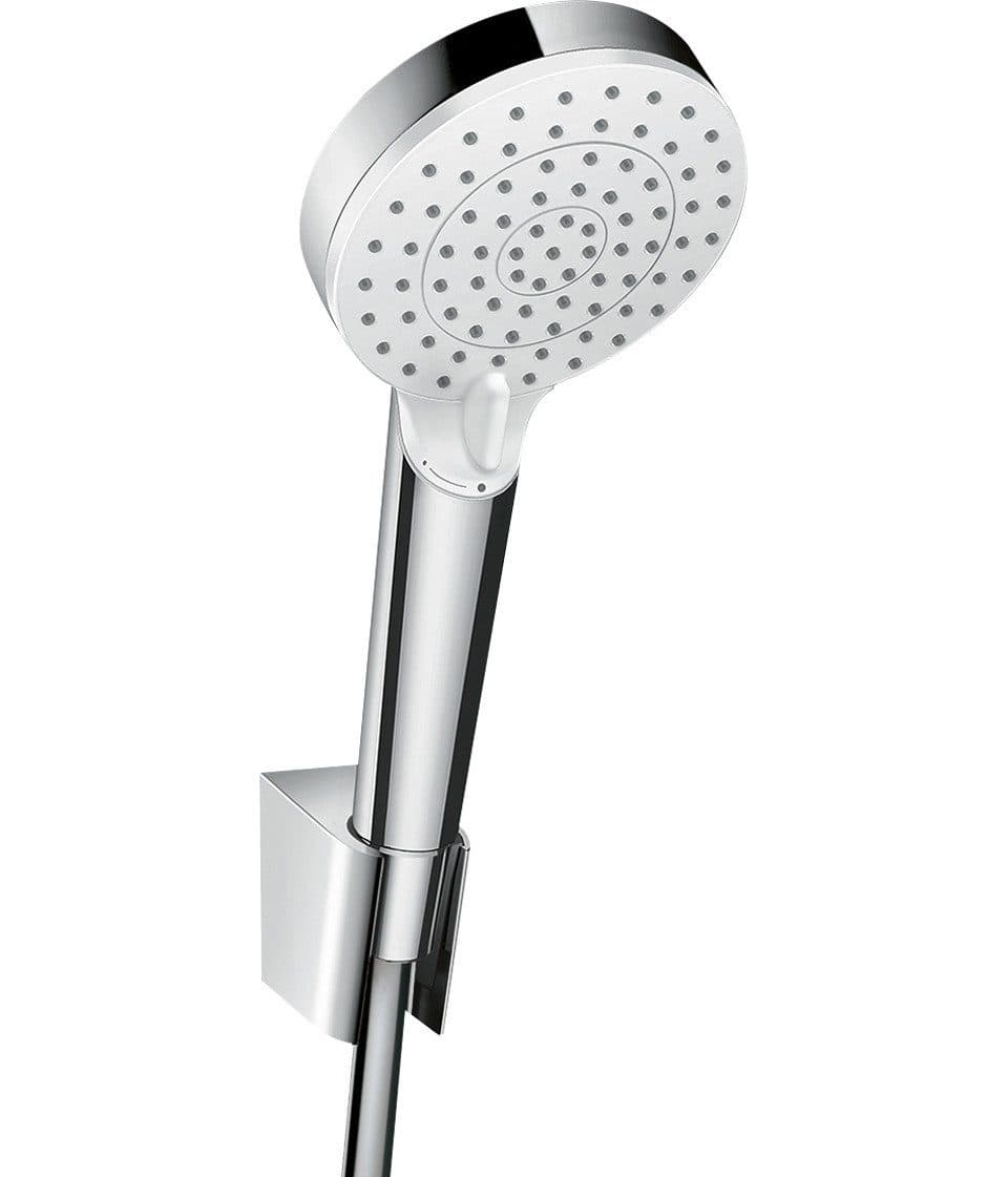 Hansgrohe Crometta Duschkopf mit Schlauch Weiß/Chrom 26693400