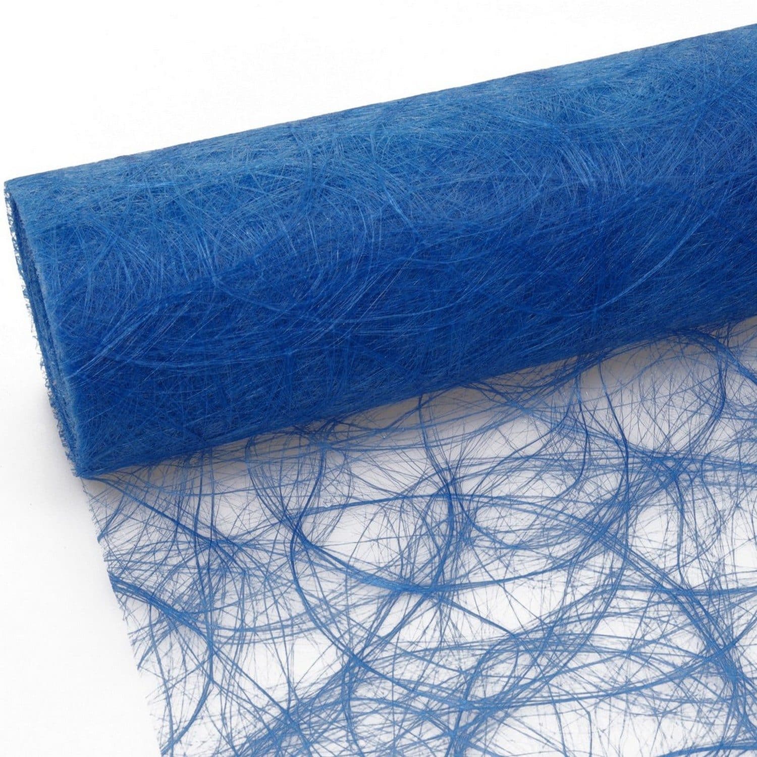 Deko AS Tischläufer Sizoweb - Mittelblau - 30cm x 5m