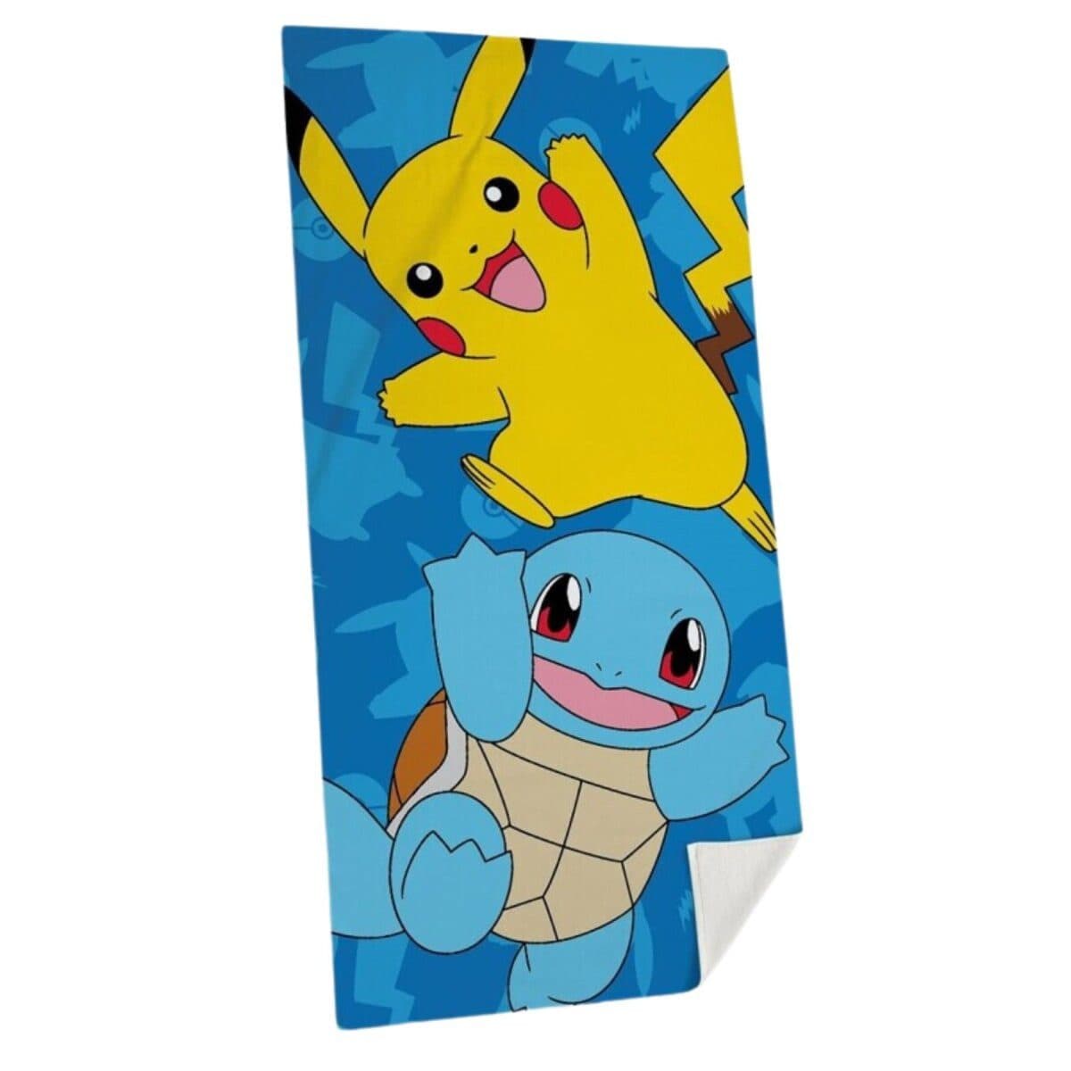 POKÉMON Kinderhandtuch Strandtuch Poolhandtuch 70x140cm 100% Baumwolle