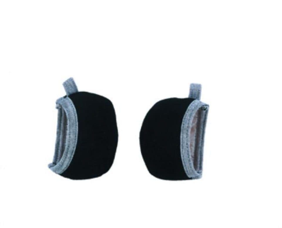 Krüger Topflappen Thermogrips 2 tlg. Schwarz/Hellgrau Nylon