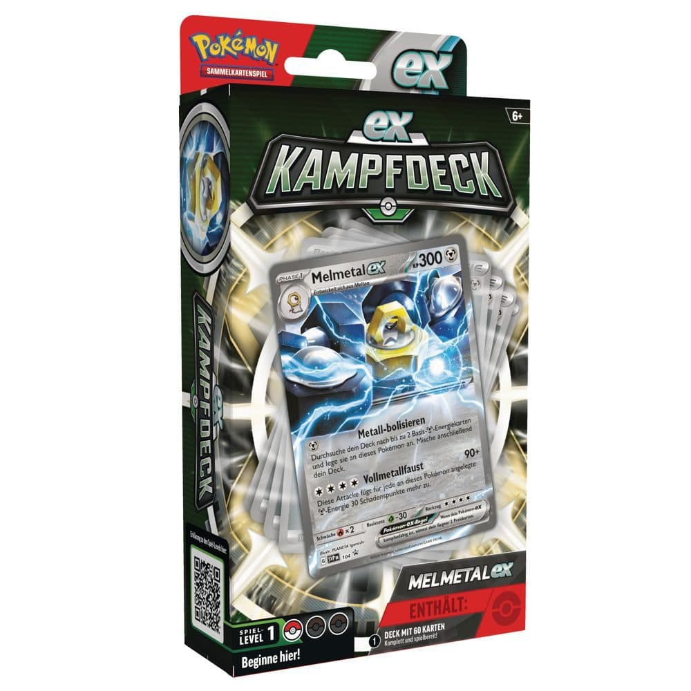 The Pokémon Company International Pokemon EX-Kampfdeck Melmetal ex - Deutsches Sammelkartenspiel