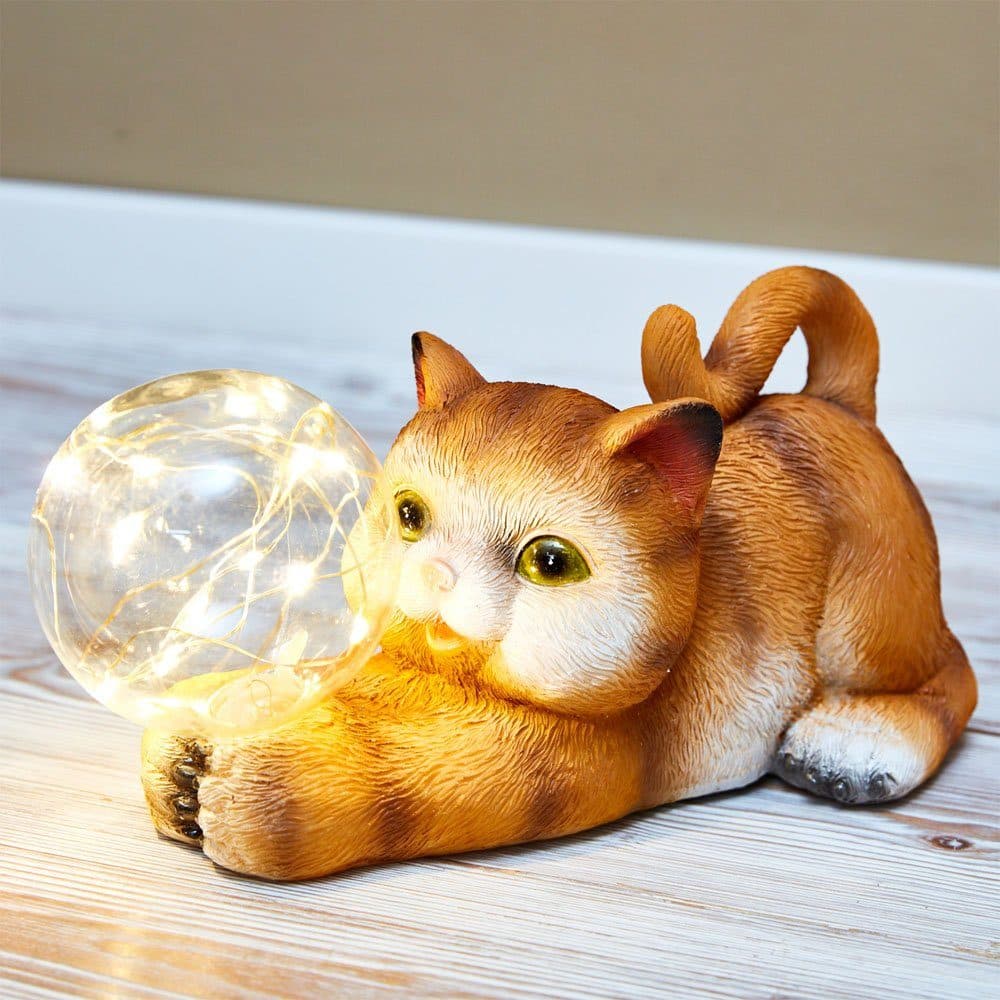3PAGEN Solarlampe Katze