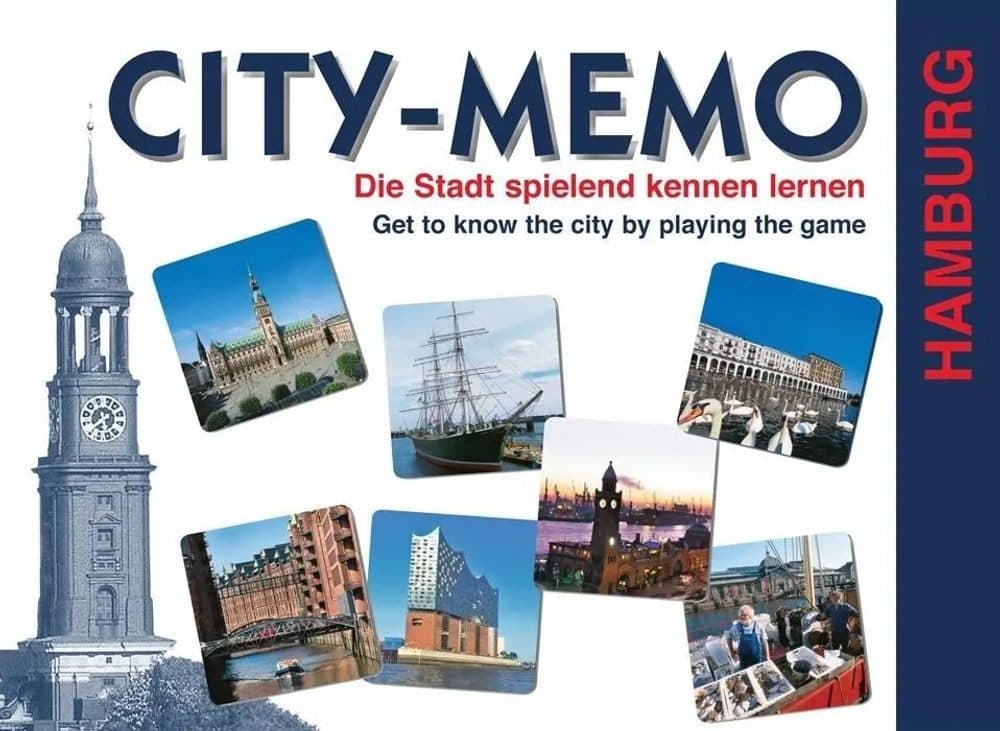 Spiel City-Memo. Das Hamburg Spiel - Stadtmemory für Kinder & Erwachsene