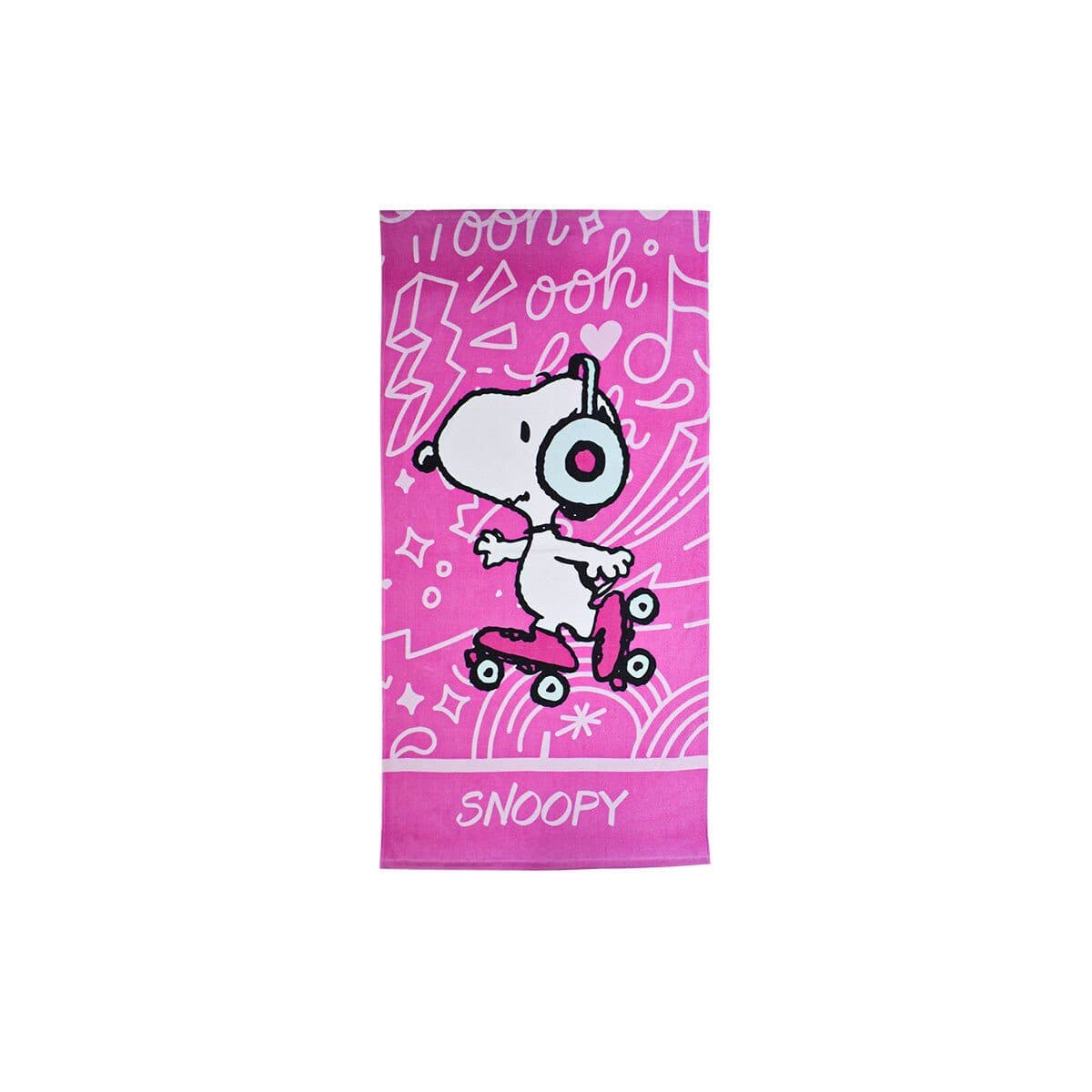 Snoopy Strandtuch Skate Design 100% Baumwolle Kinder