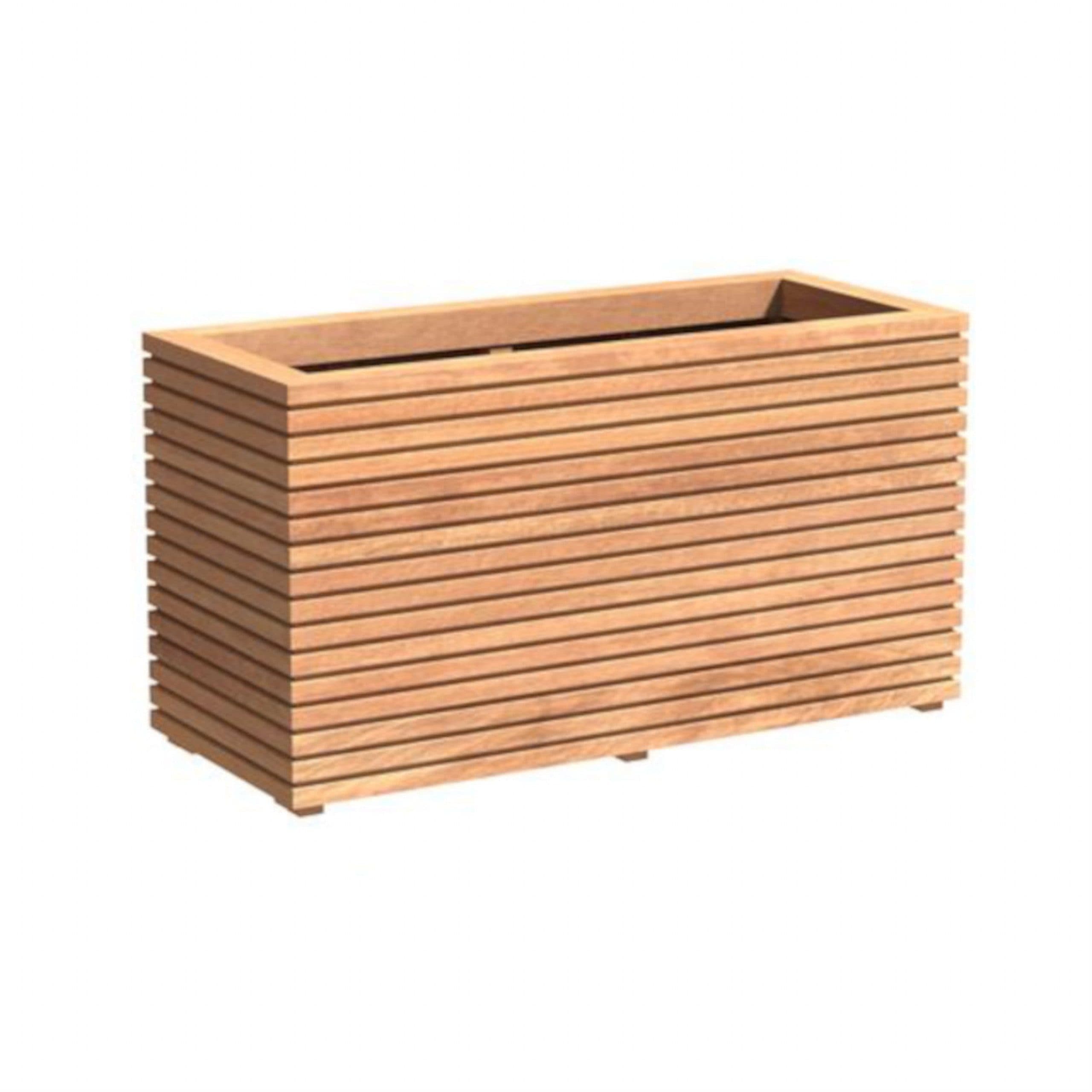 Adezz Pflanzkübel Malaga Rhombus Garapa-Hartholz Modern
