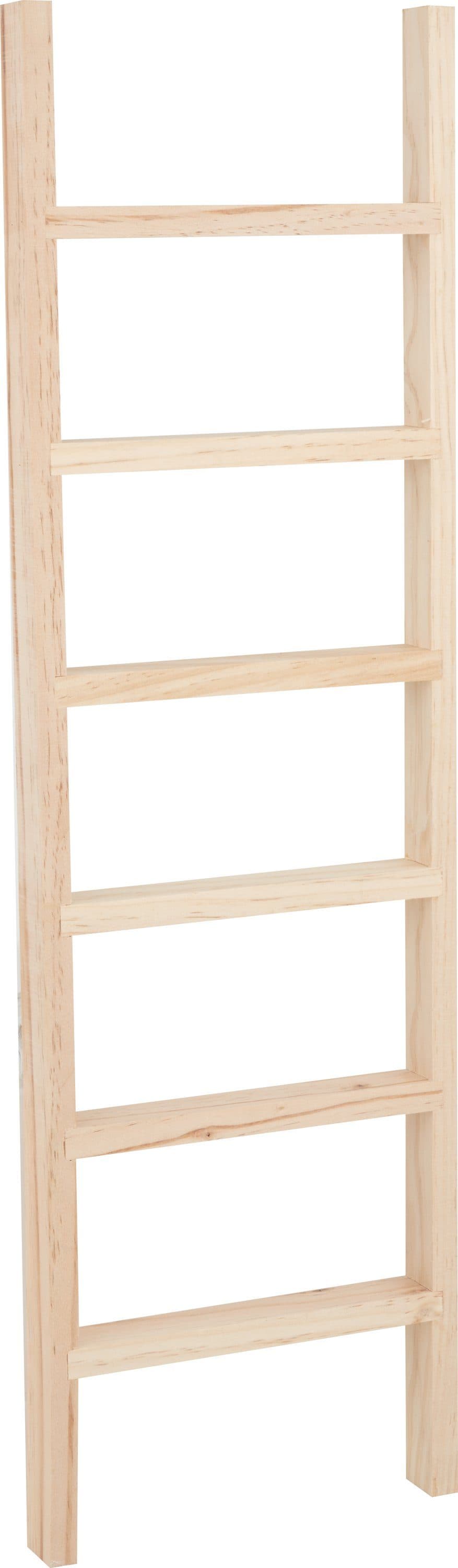 VBS Dekoobjekt Holz-Leiter Kiefernholz